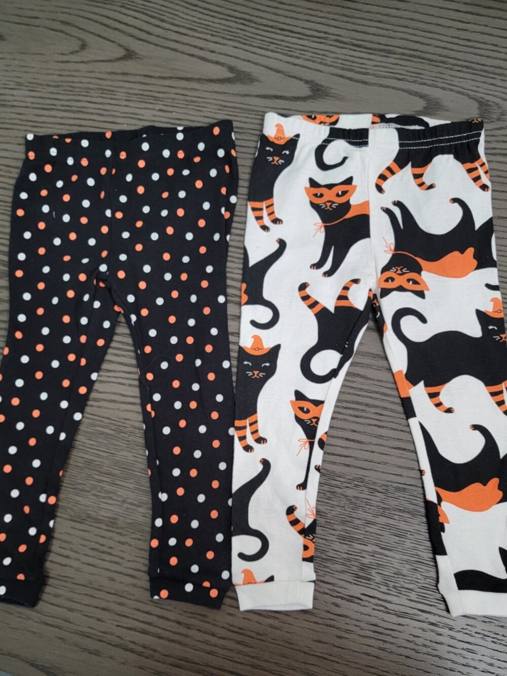 Toddler Girls' 2pc Halloween Cat Pajama Pant set